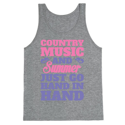 Country Music and Summer Tank Top