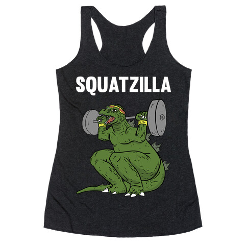 Squatzilla Racerback Tank Top