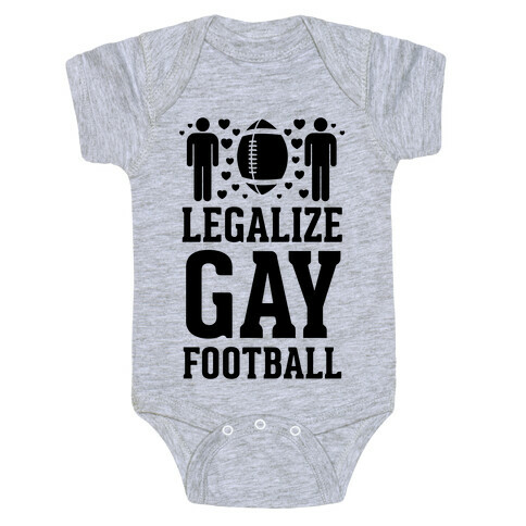 Legalize Gay Football Baby One-Piece