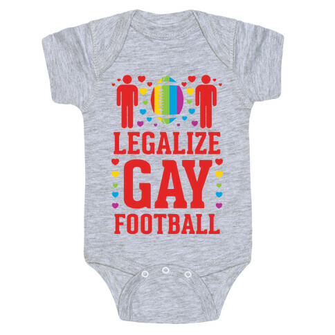 Legalize Gay Football Baby One-Piece