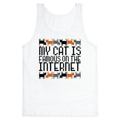 My Cat is Famous Tank Top