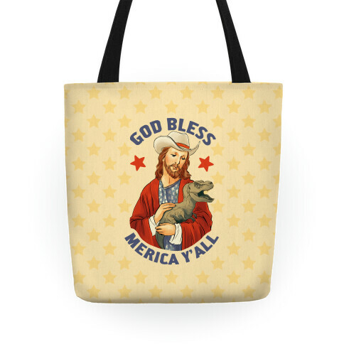 God Bless Merica Y'all Tote