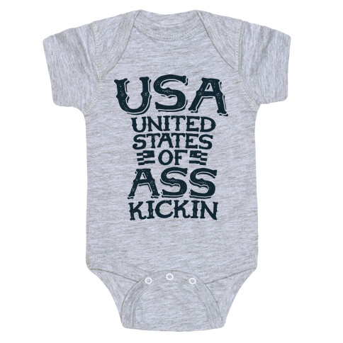 United States of Ass Kickin Baby One-Piece