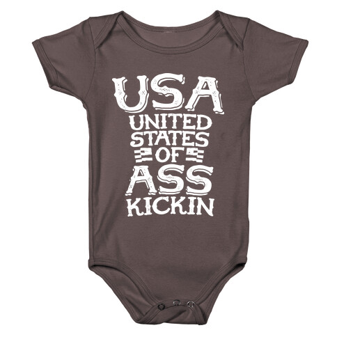 United States of Ass Kickin Baby One-Piece