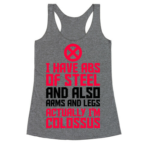 Actually I'm Colossus Racerback Tank Top