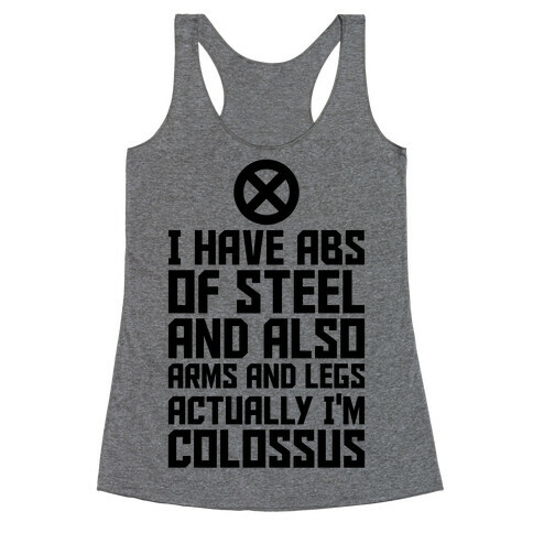 Actually I'm Colossus Racerback Tank Top