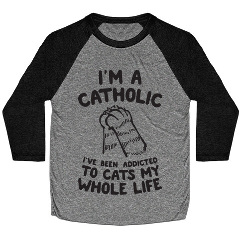 I'm a Catholic Baseball Tee