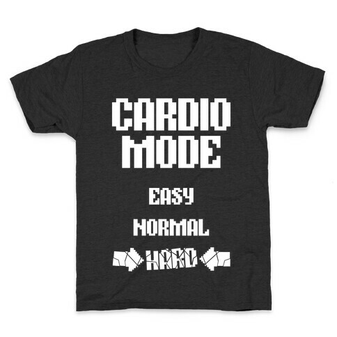 Cardio Mode: HARD Kids T-Shirt