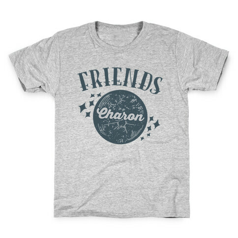 Best Friends Pluto & Charon (Charon Half) Kids T-Shirt