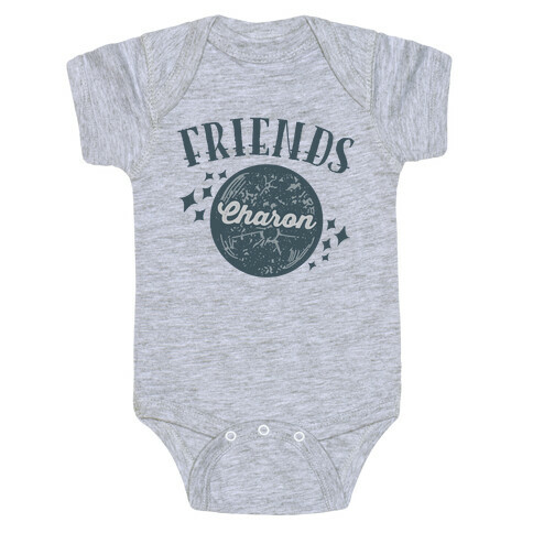 Best Friends Pluto & Charon (Charon Half) Baby One-Piece