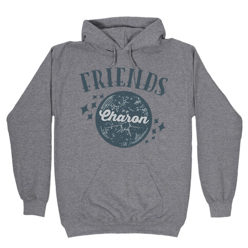 Best Friends Pluto & Charon (Charon Half) Hooded Sweatshirt