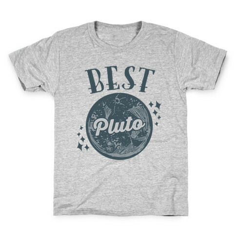 Best Friends Pluto & Charon (Pluto Half) Kids T-Shirt