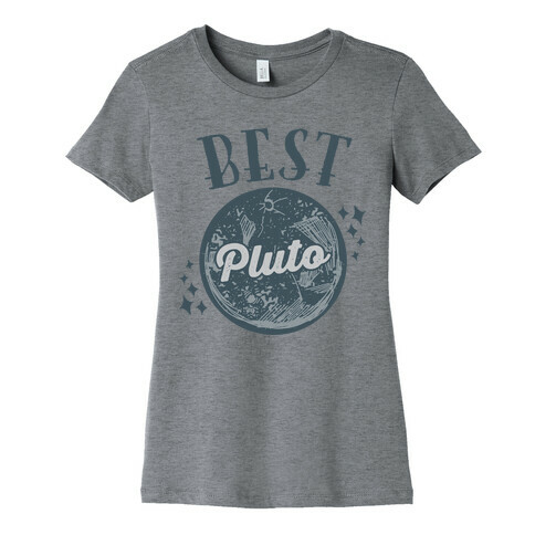 Best Friends Pluto & Charon (Pluto Half) Womens T-Shirt