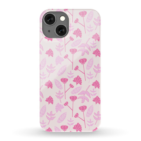 Floral Pattern (Pink) Phone Case