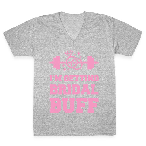 I'm Getting Bridal Buff V-Neck Tee Shirt