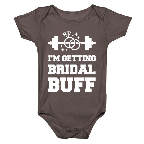 I'm Getting Bridal Buff Baby One-Piece