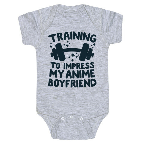 Training to Impress My Anime Boyfriend Baby One-Piece