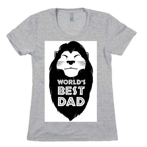 World's Best Dad (Mufasa) Womens T-Shirt