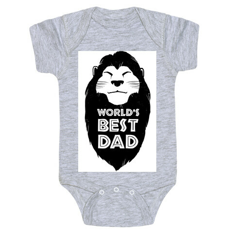 World's Best Dad (Mufasa) Baby One-Piece