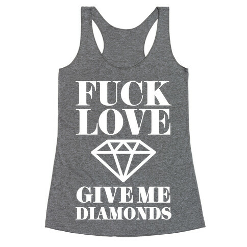 Give Me Diamonds Racerback Tank Top