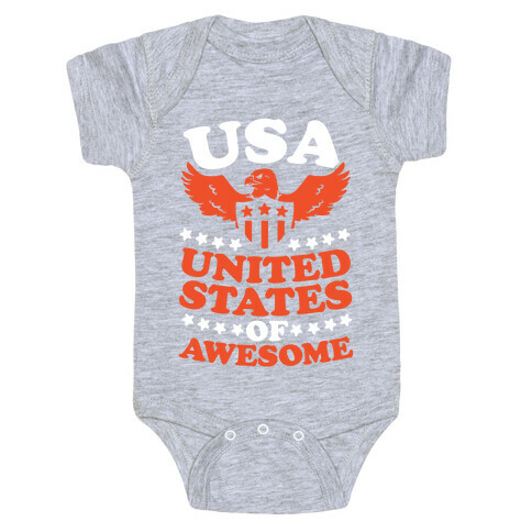 United States of Awesome Baby One-Piece