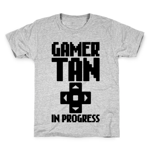 Gamer Tan In Progress Kids T-Shirt
