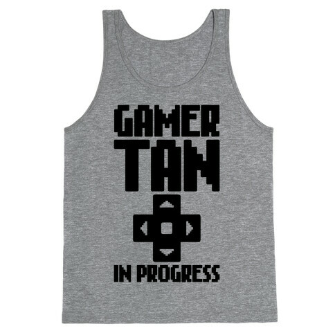 Gamer Tan In Progress Tank Top