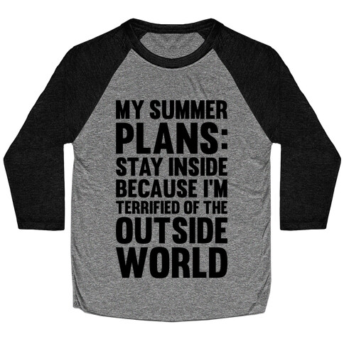 My Summer Plans Baseball Tee