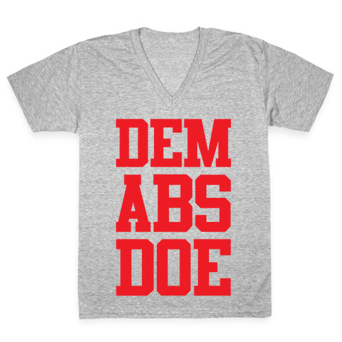 Dem Abs Doe V-Neck Tee Shirt