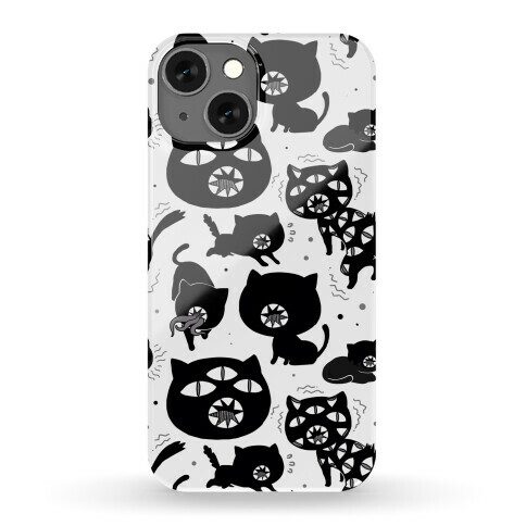 Kuro Cat Pattern Phone Case