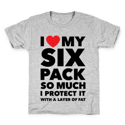 I Love My Six Pack Kids T-Shirt
