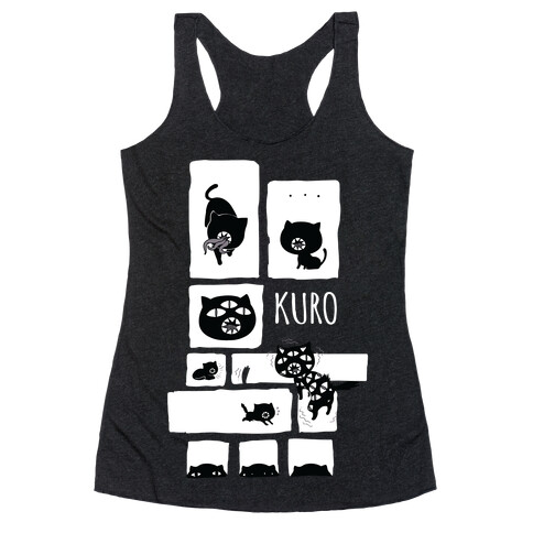 Kuro Cat Racerback Tank Top