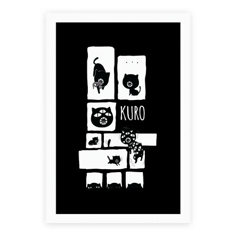 Kuro Cat Poster