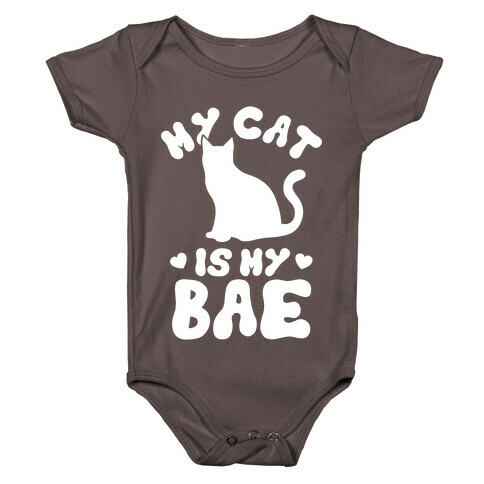 My Cat Is My Bae Baby One-Piece
