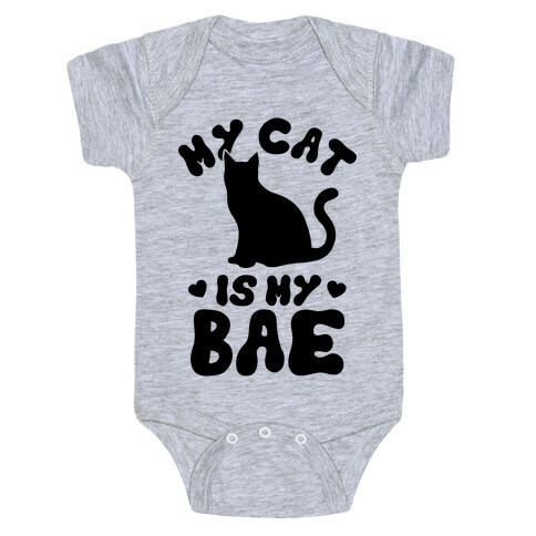 My Cat Is My Bae Baby One-Piece