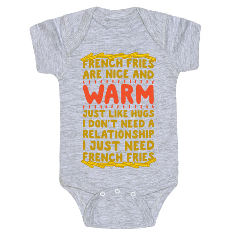 French Fry Love Baby One-Piece