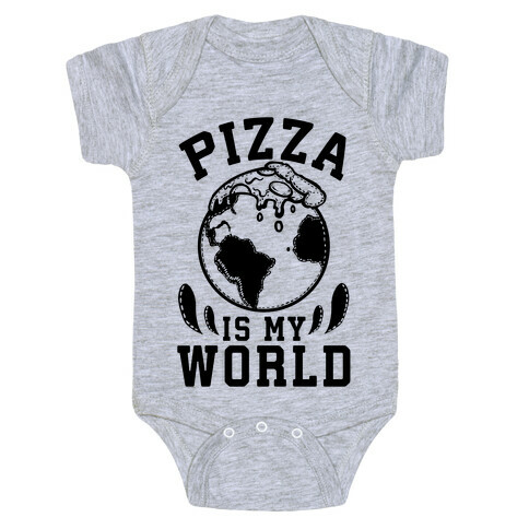 Pizza is My World Baby One-Piece