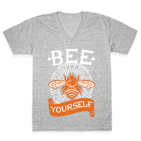 Bee Yourself V-Neck Tee Shirt