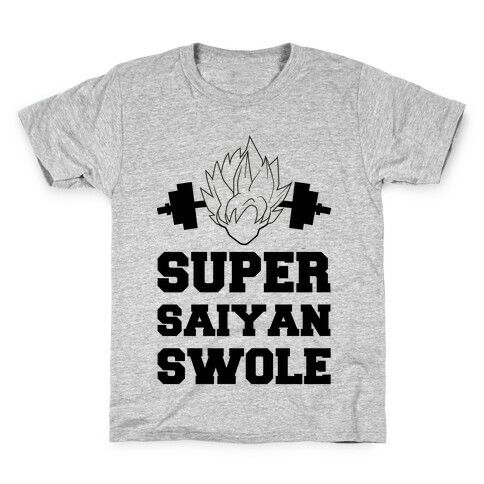 Super Saiyan Swole Kids T-Shirt