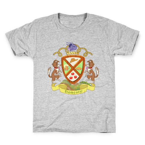 Pony of Honesty Medieval Crest Kids T-Shirt