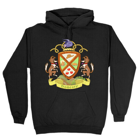 Pony of Honesty Medieval Crest Hooded Sweatshirt