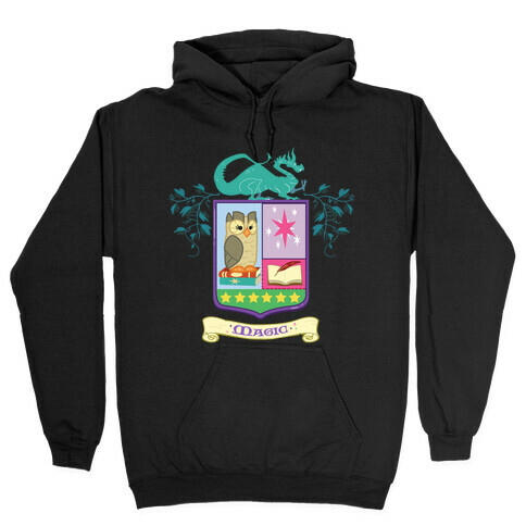 Pony of Magic Medieval Crest Hooded Sweatshirt