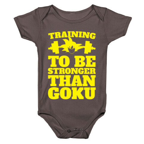 Training To Be Stronger Than Goku Baby One-Piece