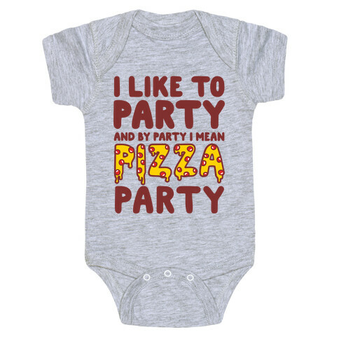 Pizza Party Baby One-Piece