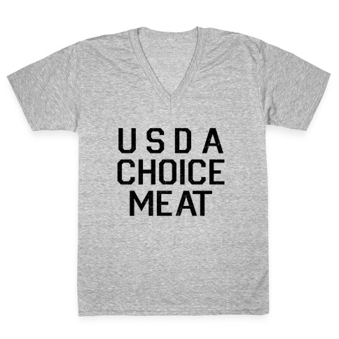 Grade-A Top Choice Meat V-Neck Tee Shirt