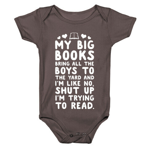 My Big Books Bring all the Boys to the Yard Baby One-Piece