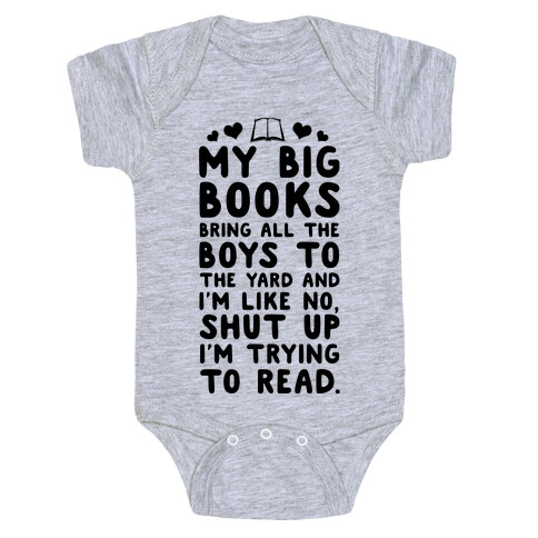 My Big Books Bring all the Boys to the Yard Baby One-Piece