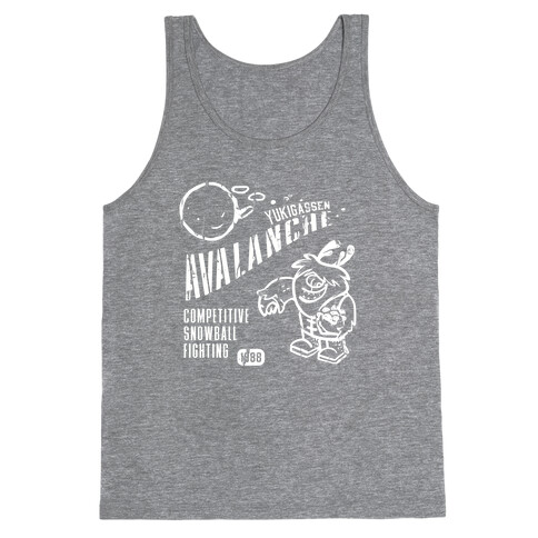 Competitive Snowball Fighting Tank Top