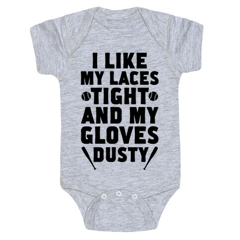 Laces Tight And Gloves Dusty Baby One-Piece