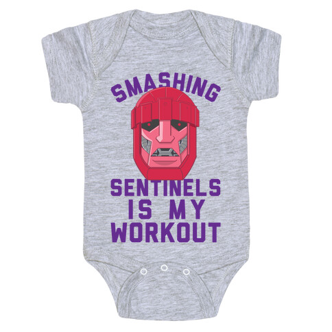 Smashing Sentinels Is My Workout Baby One-Piece